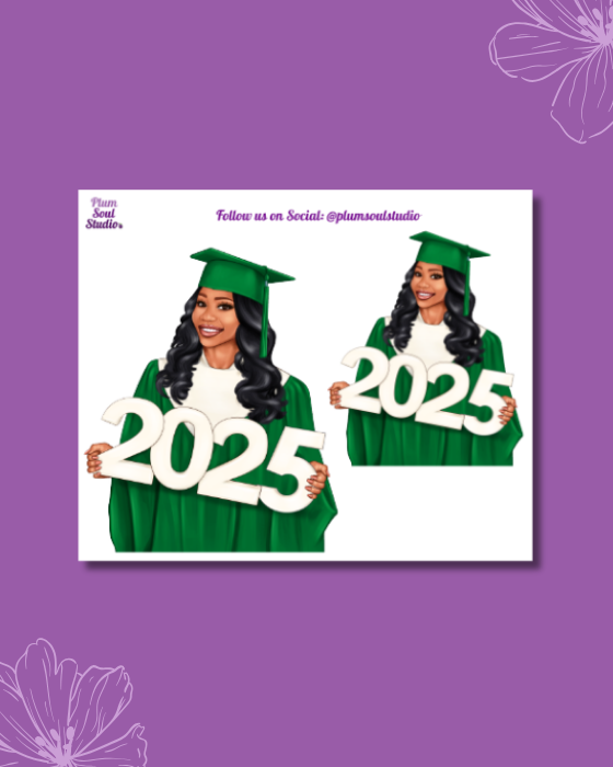 2025 Graduation Mini Sticker Sheet