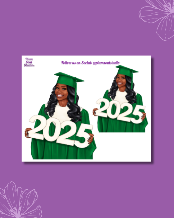 2025 Graduation Mini Sticker Sheet