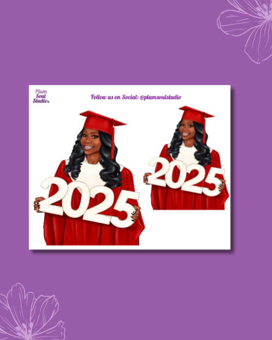 2025 Graduation Mini Sticker Sheet