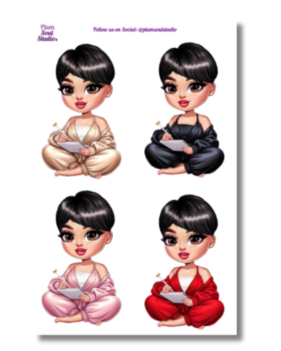 Jojo Journaling Assorted Two Sticker Sheet