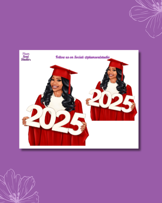2025 Graduation Mini Sticker Sheet