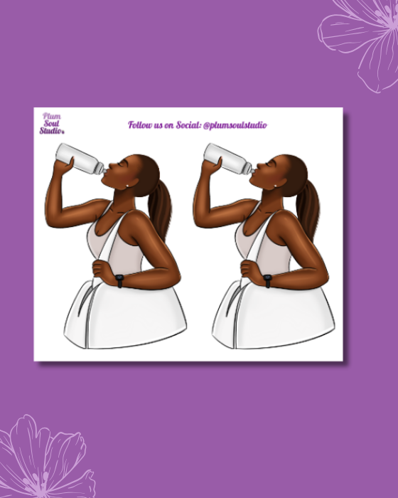 Hydrating Heather Mini Sticker Sheet