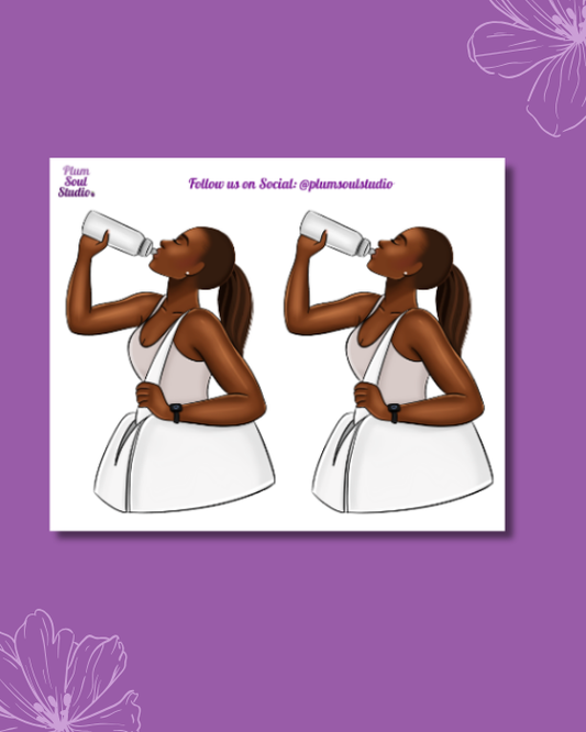 Hydrating Heather Mini Sticker Sheet