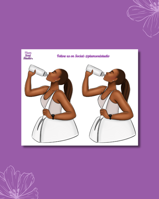 Hydrating Heather Mini Sticker Sheet