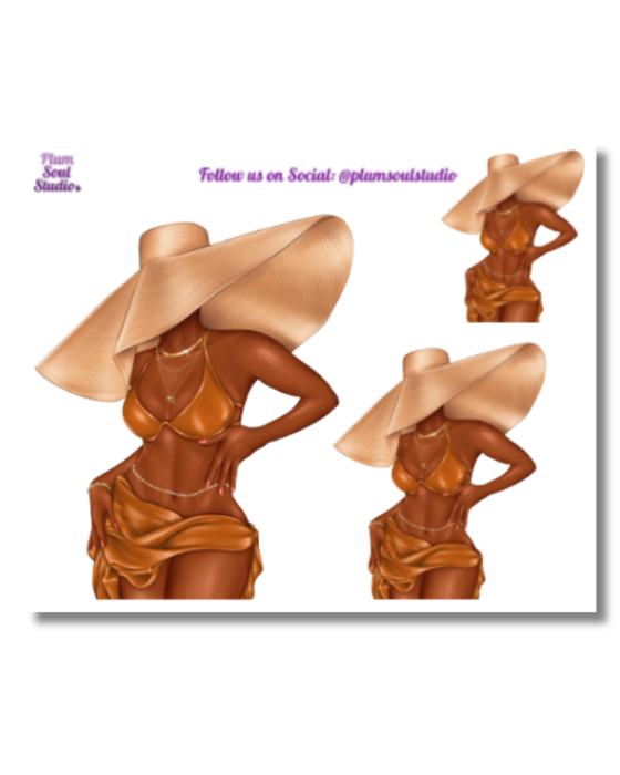 Fit Body Summer Mini Sticker Sheet
