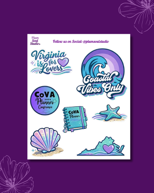 COVA Planner Conference Mini Sticker Sheet