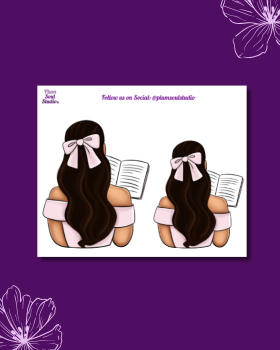 Pages and Pages Curvy Mini Sticker Sheet