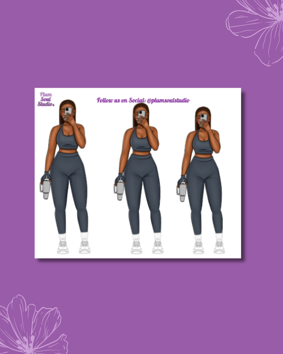Selfie of Progress Mini Sticker Sheet