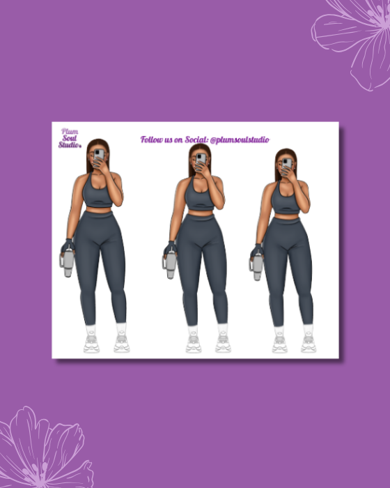 Selfie of Progress Mini Sticker Sheet
