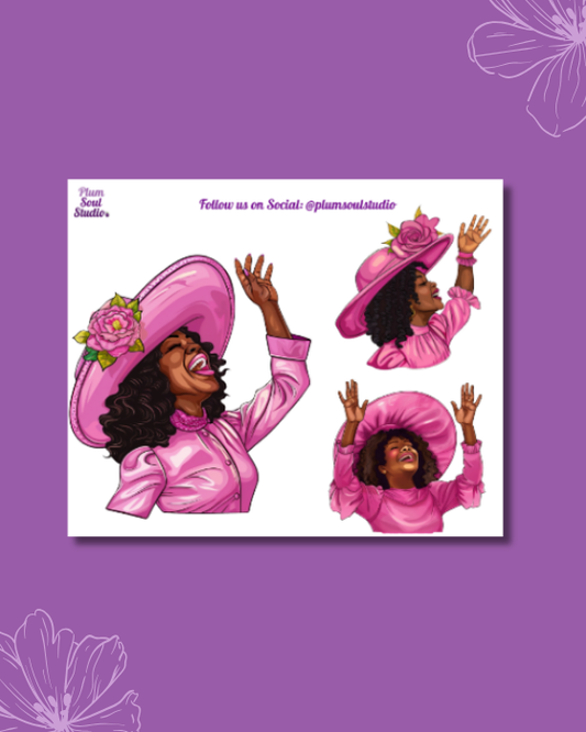 Dorothy Pink Mini Sticker Sheet