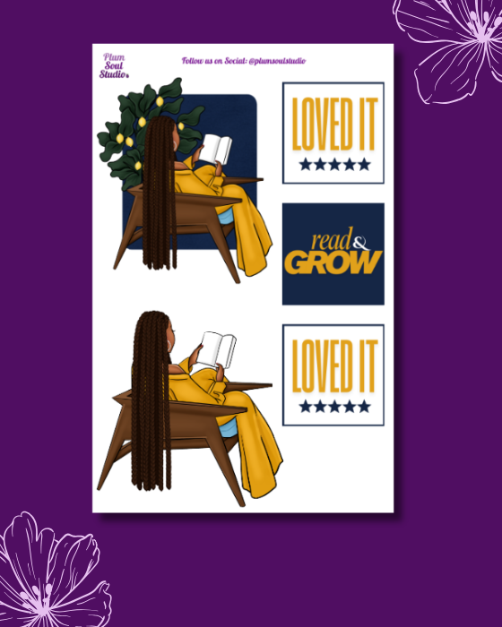 Read and Grow Sticker Sheet