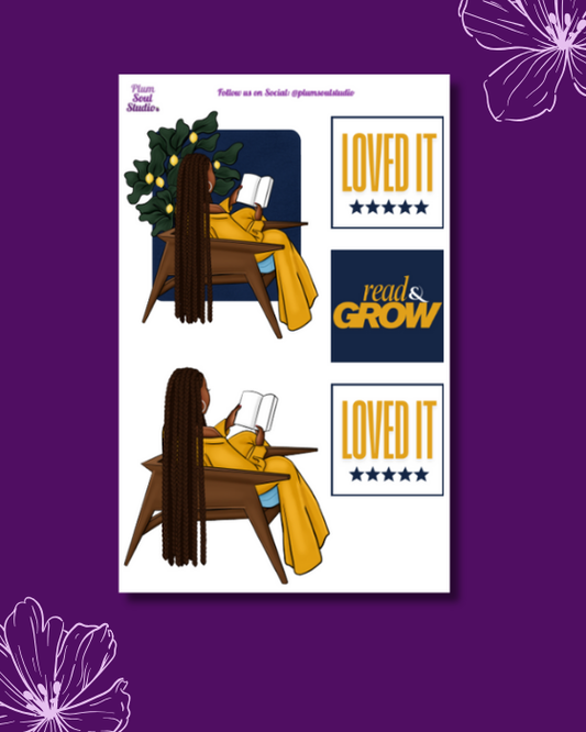 Read and Grow Sticker Sheet