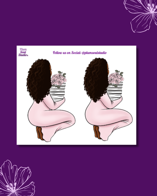 To Be Read Curvy Mini Sticker Sheet