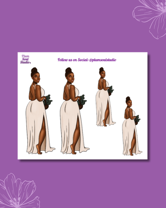 Down on the Farm Sundress Sticker Sheet Mini
