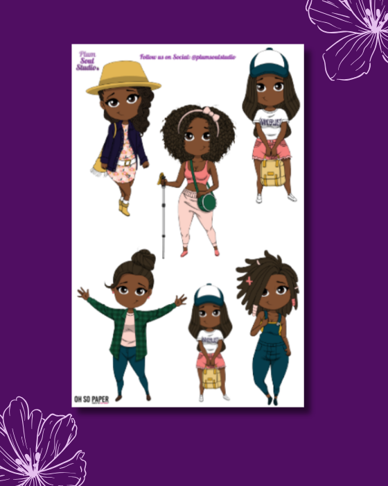 Oh So Paper Adventure Sticker Sheet