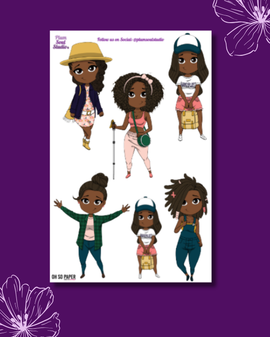 Oh So Paper Adventure Sticker Sheet