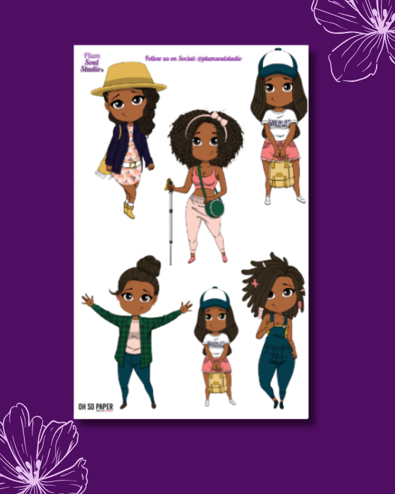 Oh So Paper Adventure Sticker Sheet