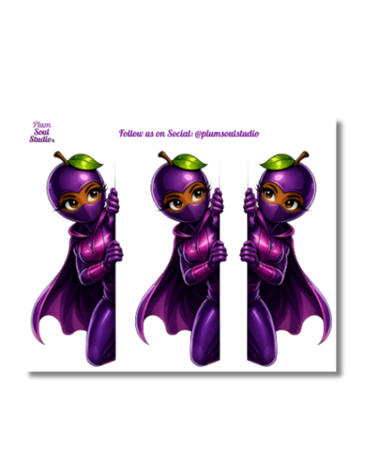 Plumora Peek-a-boo Mini Sticker Sheet