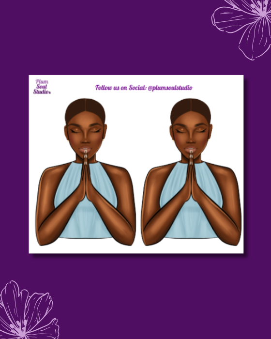 Posture Device Sticker Perfect Posture Mini Sticker Sheet – Plum Soul Studio