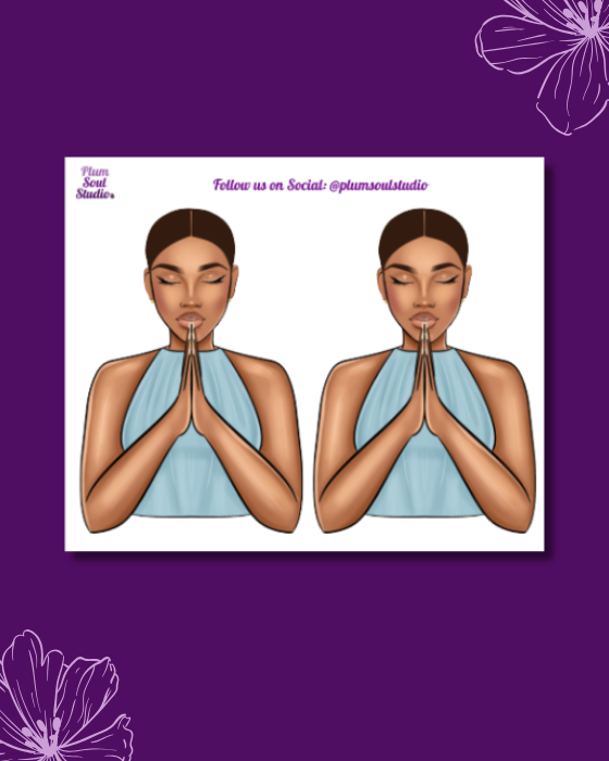 Posture Device Sticker Perfect Posture Mini Sticker Sheet – Plum Soul Studio