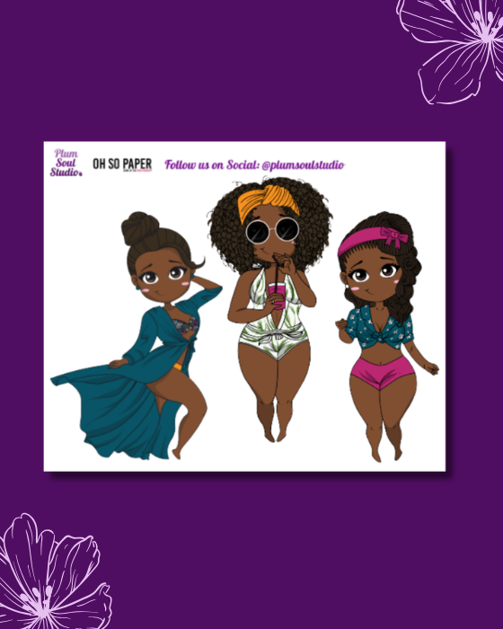 Oh So Paper Berry, Berry, Summer Mini Sticker Sheet