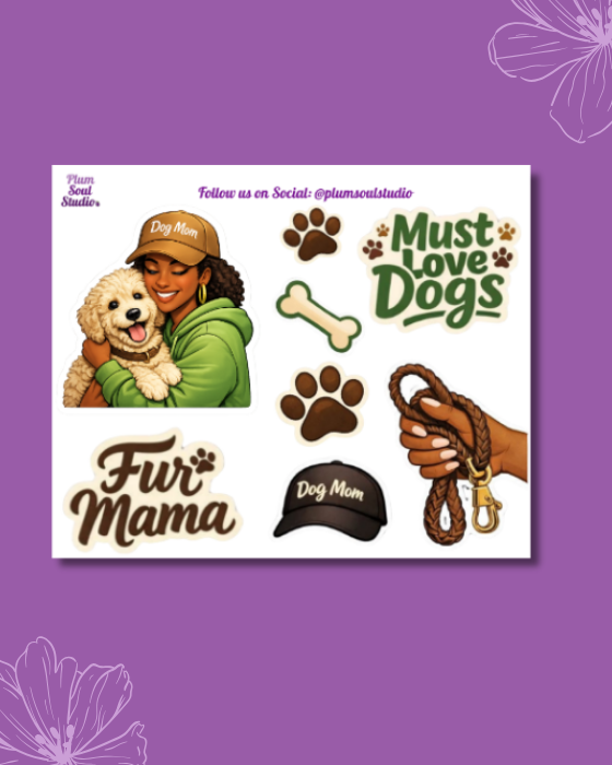 Fur Mama Mini Sticker Sheet
