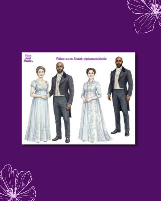 Lady Violet and Marcus Mini Sticker Sheet