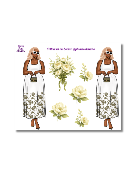 Spring Living Mini Sticker Sheet