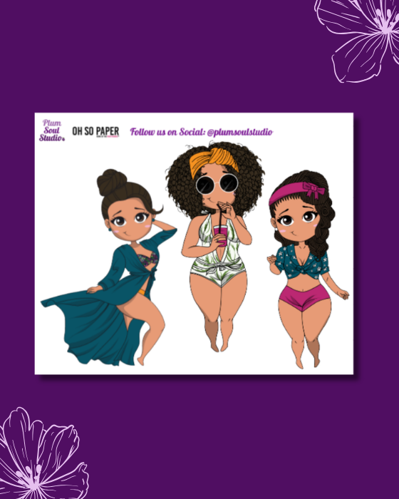 Oh So Paper Berry, Berry, Summer Mini Sticker Sheet