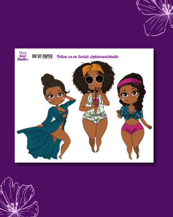 Oh So Paper Berry, Berry, Summer Mini Sticker Sheet