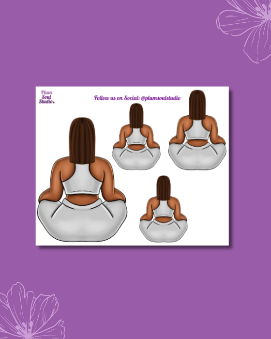Calm Shannon Curvy Mini Sticker Sheet