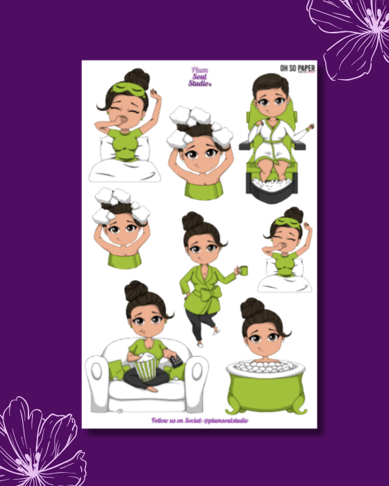 Oh So Paper All About Me Sticker Sheet