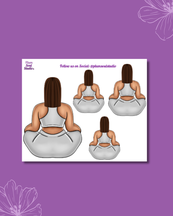 Calm Shannon Curvy Mini Sticker Sheet
