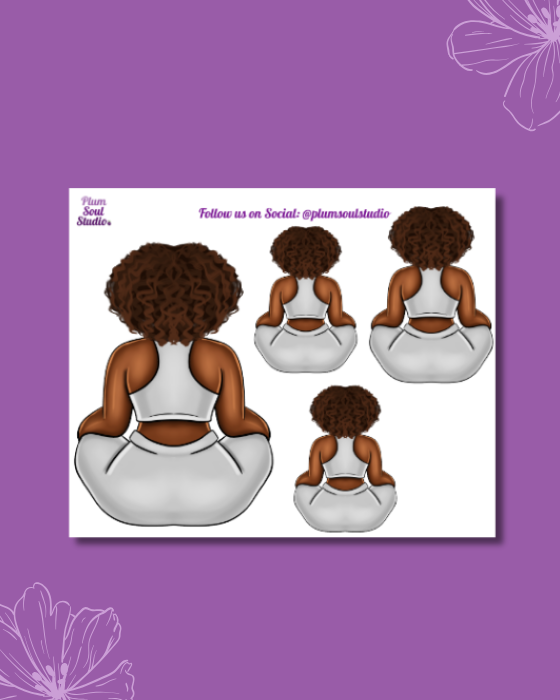 Calm Shannon Curvy Mini Sticker Sheet