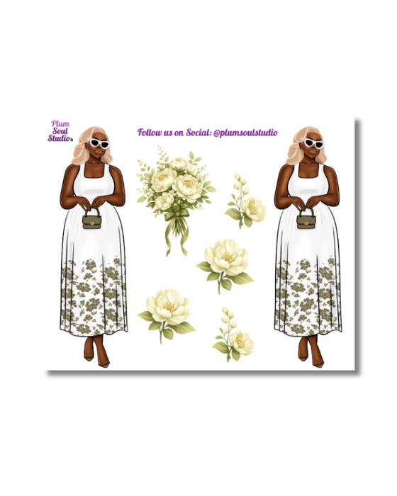 Spring Living Mini Sticker Sheet