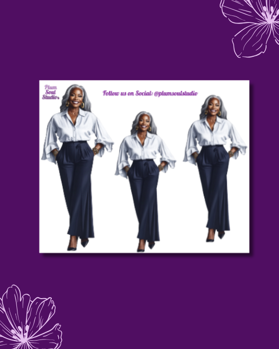 Mature Sherlene Mini Sticker Sheet – Plum Soul Studio