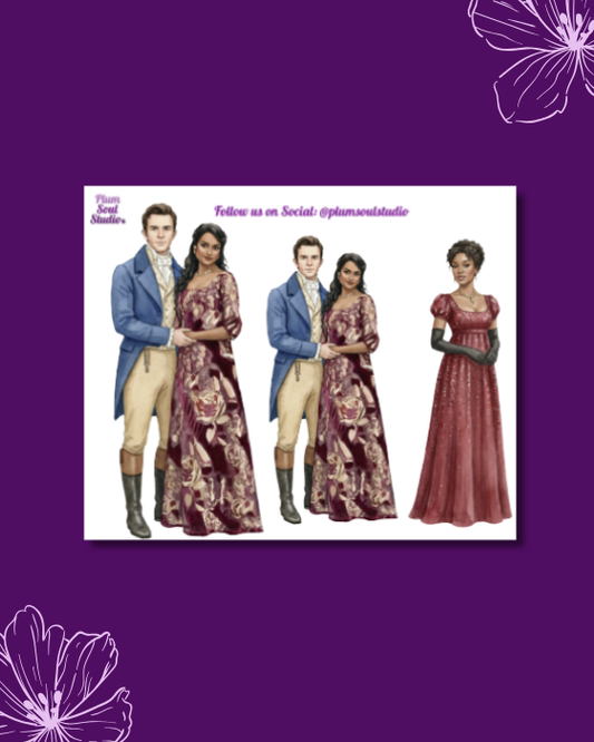 Lord Anthony and Kathani Mini Sticker Sheet