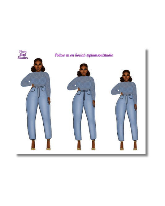 Sheer Mood Mini Sticker Sheet