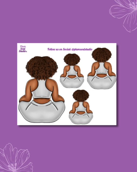 Calm Shannon Curvy Mini Sticker Sheet