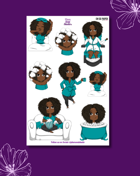 Oh So Paper All About Me Sticker Sheet