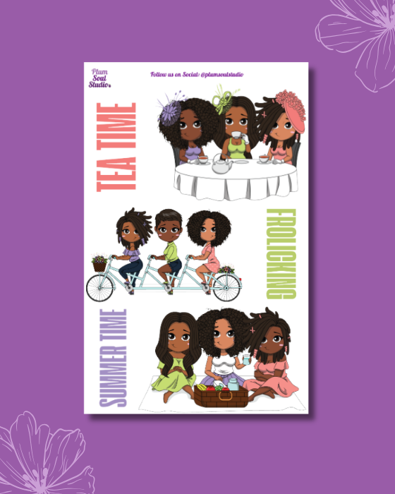 Oh So Paper Frolicking Sticker Sheet