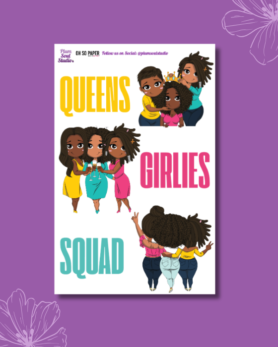 Oh So Paper Girlies Sticker Sheet