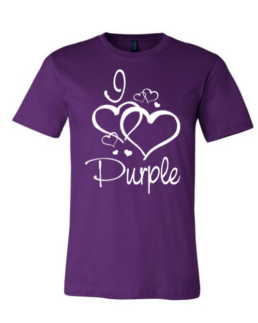 I Love Purple T-shirt