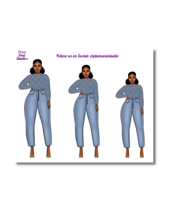 Sheer Mood Mini Sticker Sheet