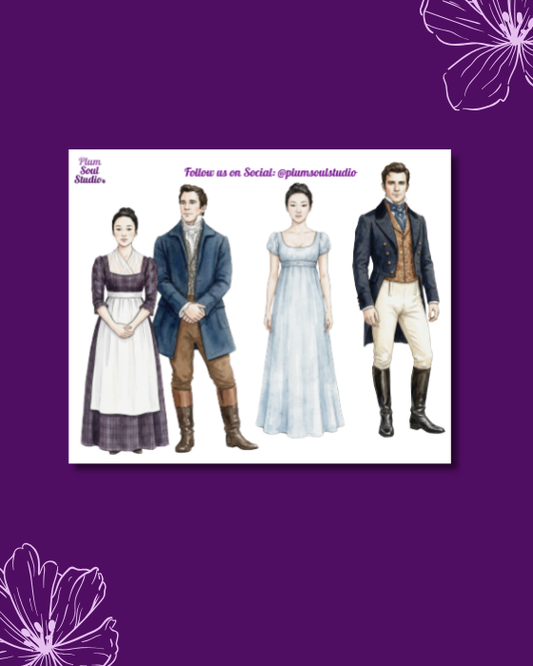 Benedict and Sophie Mini Sticker Sheet