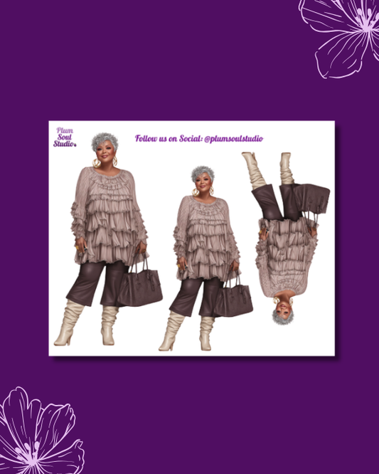 Mature Stacy Mini Sticker Sheet