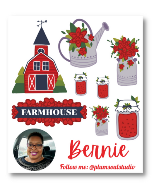 Barn on a Farm Contact Cards