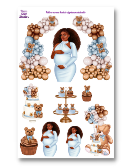 Beary Excited Sticker Sheet