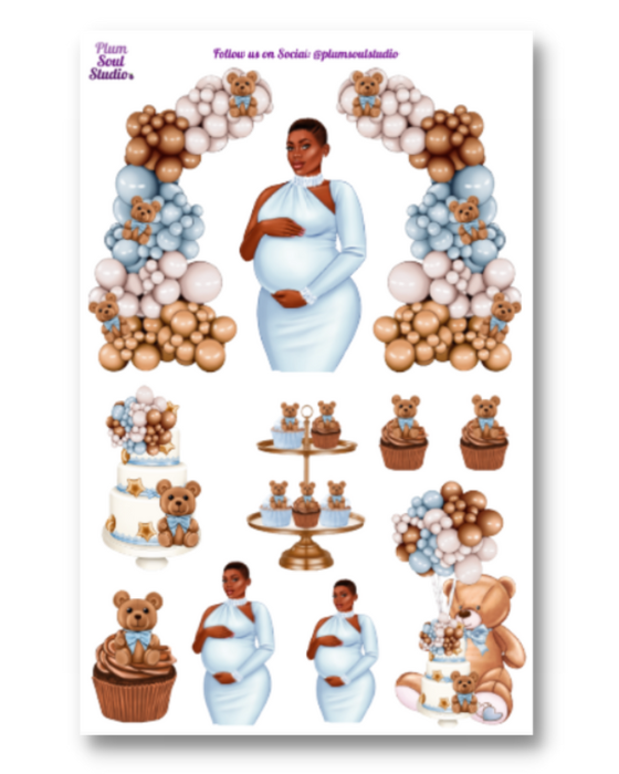 Beary Excited Sticker Sheet