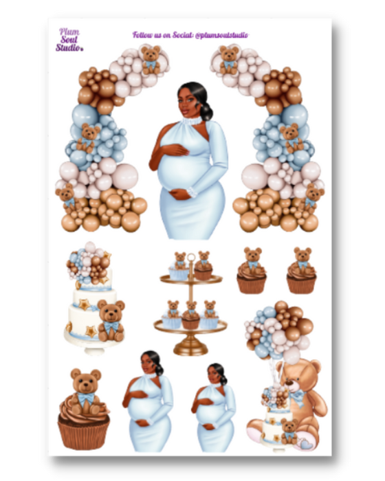 Beary Excited Sticker Sheet
